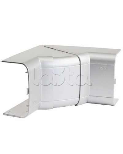 Угол внутренний 90х50 мм, изменяемый 70-120°, цвет серый металлик DKC 09551G в Домодедово Аксессуары для кабель-канала Pintop.ru