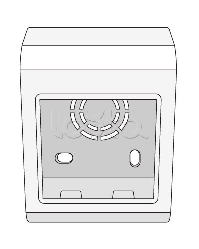 Коробка монтажная под 2 модуля VIVA PDD DKC 10033 в Домодедово Аксессуары для кабель-канала Pintop.ru