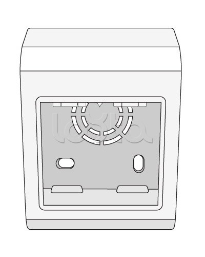 Коробка монтажная под 2 модуля BRAVA DKC 10034 в Домодедово Распределительные коробки Pintop.ru