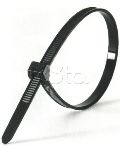 Хомут-стяжка нейлоновый, стандартный P6.6 7.8x240 чёрный DKC 25325 (100 шт/уп) в Домодедово Стяжки-хомуты Pintop.ru