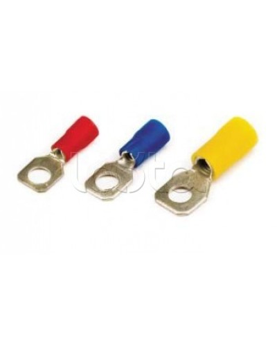 Наконечник с отверстием под винт ф5,2мм, с изолированным фланцем, для сечения провода 2,5-6,0мм2 DKC (2C5P) в Домодедово Держатели, клипсы, скобы Pintop.ru