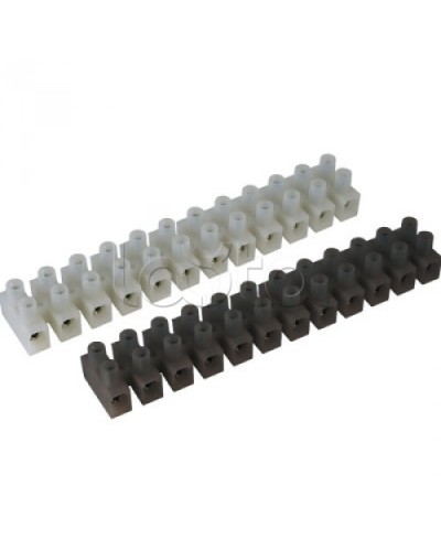 Клемник полипропилен черный, 12р,450V, 24A, 4 мм.кв DKC 43212PL/R в Домодедово Клеммные колодки Pintop.ru