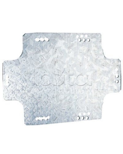 Монтажная пластина из оцинк. стали 270х198х1,5мм, для коробок 300х220мм DKC (59608) в Домодедово Крепежные изделия Pintop.ru