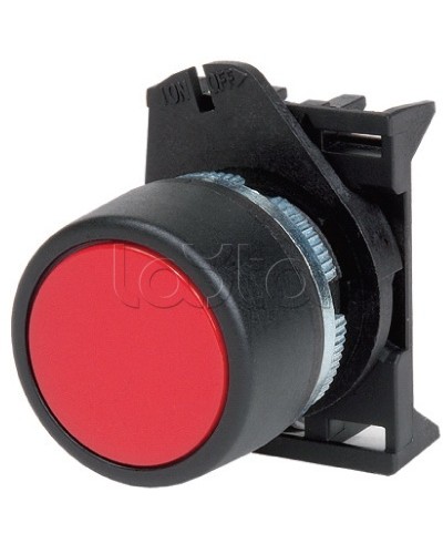 Кнопка плоская прозрачная без фиксации, красная DKC ABHLR1 в Домодедово Аксессуары для стоек и шкафов Pintop.ru