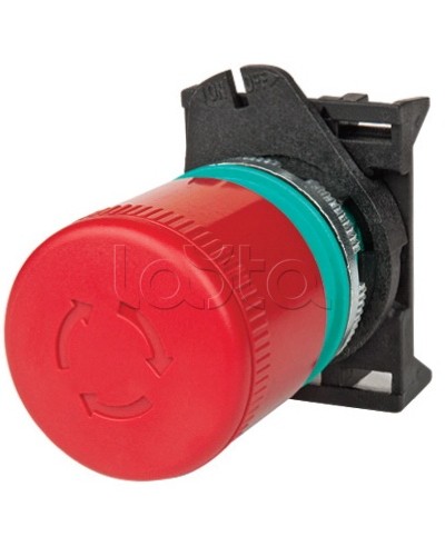 Кнопка аварийная грибовидная поворотная с индикацией д. 60 DKC ABHT1C6S в Домодедово Аксессуары для стоек и шкафов Pintop.ru