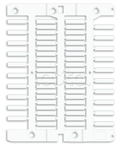 Маркировка для провода, жесткая, для трубочек. 4х18мм. Белая DKC NUT18 в Домодедово Крепежные изделия Pintop.ru