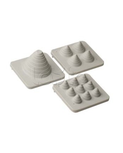 Ввод кабельныймембранный 4х21мм 4 отверстий диаметр 47мм (20 шт/уп) DKC R5MP01 в Домодедово Аксессуары для стоек и шкафов Pintop.ru