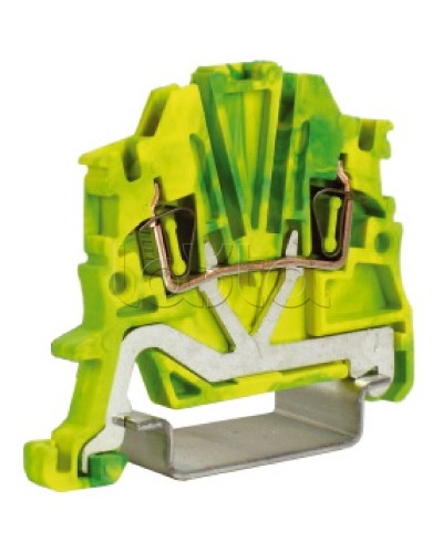 Зажим для заземления, 1,5 кв.мм желто-зеленый DKC ZHT400 в Домодедово Держатели, клипсы, скобы Pintop.ru