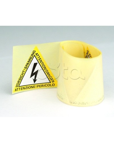 Предупреждающая табличка 60мм DKC ZTA001 в Домодедово Аксессуары для лотков Pintop.ru