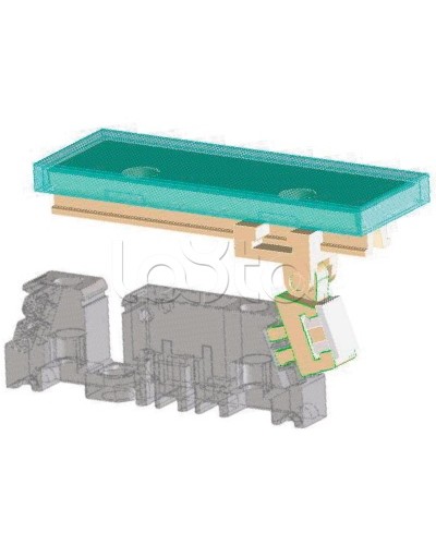 плата для групп Зажимов DKC ZTIM02 в Домодедово Крепежные изделия Pintop.ru