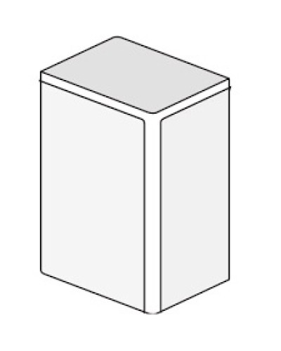 Заглушка коричневая DKC 00580B в Домодедово Аксессуары для кабель-канала Pintop.ru