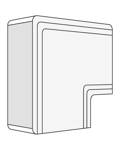 Угол плоский NPAN 60x60 мм DKC 01743 в Домодедово Аксессуары для кабель-канала Pintop.ru