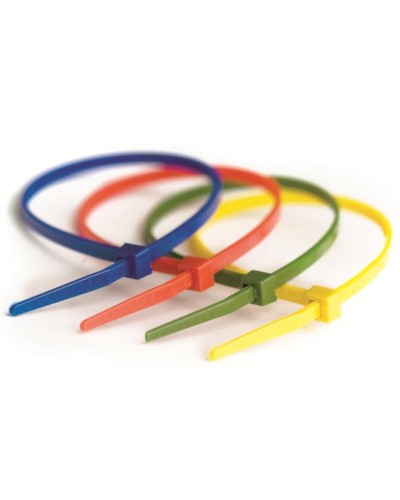 Хомут-стяжка нейлоновый, стандартный PL6.6 3.6х200 мм зеленый DKC 25214CV (100 шт/уп) в Домодедово Стяжки-хомуты Pintop.ru