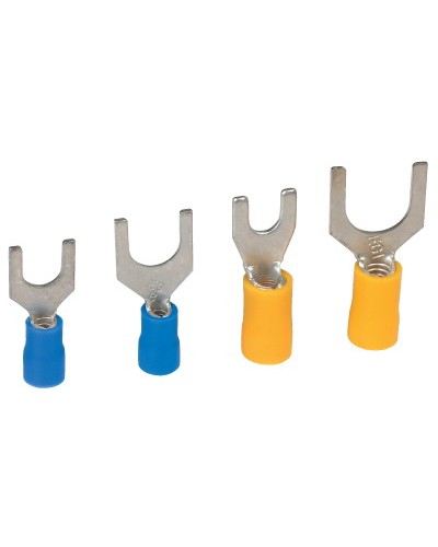 Наконечник вилочный с изолир.фланцем 2,5-6 кв.мм 10,5 мм (НВИ) DKC 2C110P в Домодедово Держатели, клипсы, скобы Pintop.ru