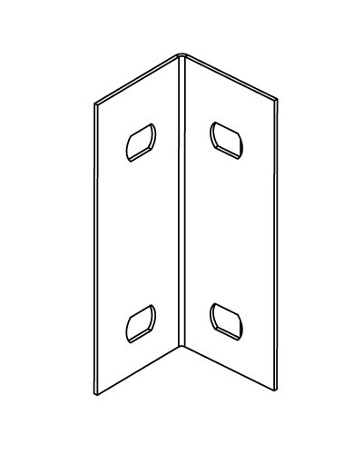 Уголок опорный FR TC/RRC/RRD/RRS на H 50 DKC 30199 в Домодедово Аксессуары для лотков Pintop.ru