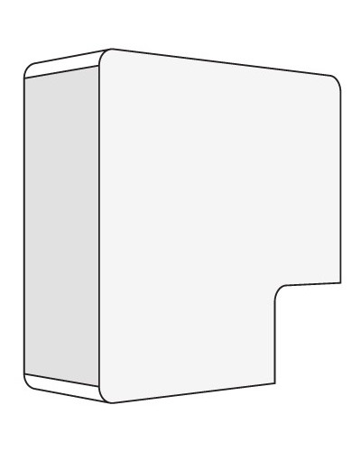 Угол плоский 30x10 APM (40 шт/уп) DKC 00408 в Домодедово Аксессуары для кабель-канала Pintop.ru