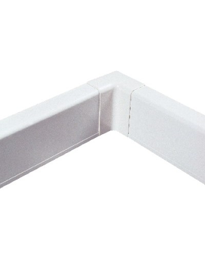 Угол внутренний для плинтусного короба 100х40 мм белый DKC AIR10042 в Домодедово Аксессуары для кабель-канала Pintop.ru