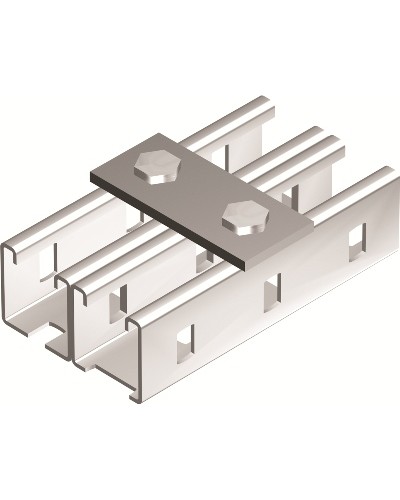 Пластина соединительная, длина 90 мм, 2отв., горячеоцинкованная DKC BMD1011HDZ в Домодедово Аксессуары для лотков Pintop.ru
