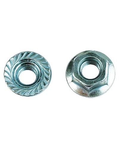 Гайка с насечкой, препятствующей откручиванию М6 DKC CM100600 в Домодедово Крепеж Pintop.ru