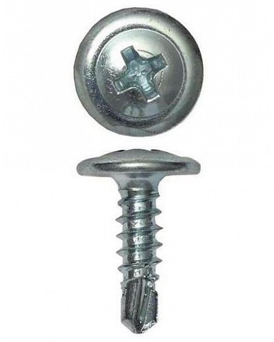 Саморез с пресс-шайбой 4.2x25 острый DKC CM275025 в Домодедово Крепеж Pintop.ru