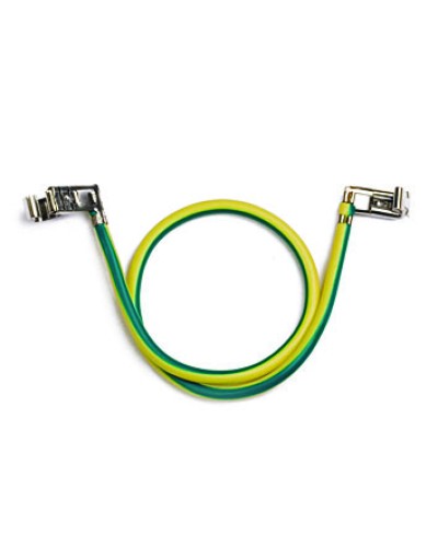 Провод заземления с клеммами для соединения основания и крышки короба, 300 мм DKC (E0001BC) в Домодедово Аксессуары для кабель-канала Pintop.ru