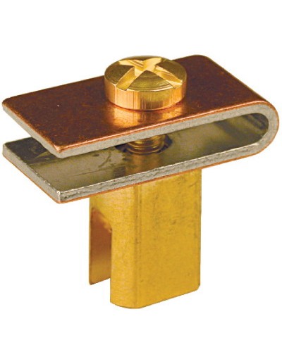 Усиленная клемма заземления для проволочного лотка DKC FC37303 в Домодедово Аксессуары для лотков Pintop.ru