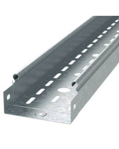 Лоток неперфированный металлический 100x50x3000 DKC (SPL3510) в Домодедово Кабельные лотки Pintop.ru