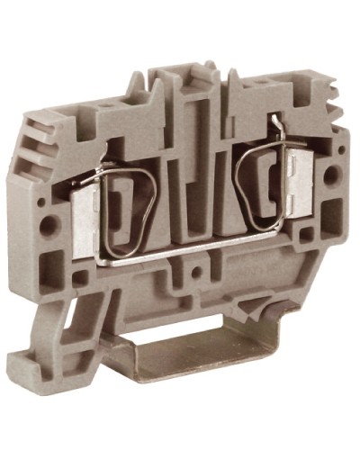 Зажим 4 кв.мм серый DKC ZHM250GR в Домодедово Держатели, клипсы, скобы Pintop.ru