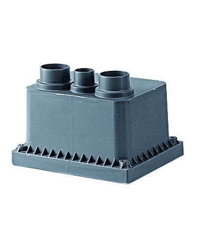 Колодец переходной смотровой 225x175x145 с крышкой для двустенных труб DKC (025001) в Домодедово Повороты, муфты, тройники Pintop.ru