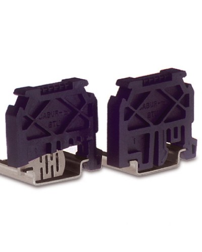 Торцевой упор BTU для фиксации клеммных зажимов на рейке ДКС ZBT005 в Домодедово Держатели, клипсы, скобы Pintop.ru