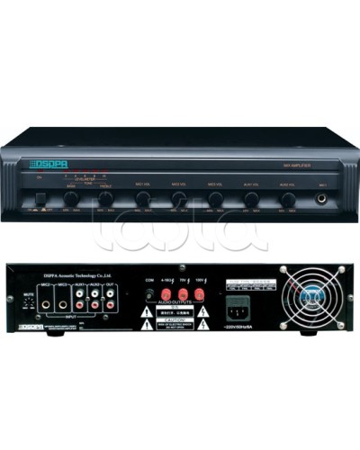 Микшер-усилитель DSPPA MP-300P в Домодедово Система оповещения и трансляции Dsppa Pintop.ru