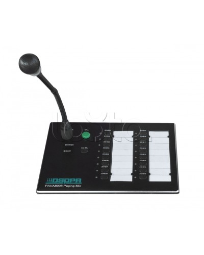 Консоль микрофонная DSPPA PAVA-8008 в Домодедово Система оповещения и трансляции Dsppa Pintop.ru
