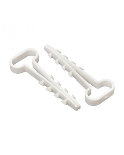 Дюбель-хомут (6х12 мм) для плоского кабеля белый (50 шт.) EKF PROxima (plc-cd-6x12w) в Домодедово Крепеж: Дюбели, шурупы, саморезы Pintop.ru