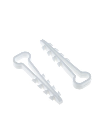 Дюбель-хомут (6х14 мм) для плоского кабеля белый (50 шт.) EKF PROxima (plc-cd-6x14w) в Домодедово Крепеж: Дюбели, шурупы, саморезы Pintop.ru