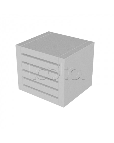 Вентиляционный блок TEHSTRONG VB 100x100x55 (EI 150) EKF (vb10055) в Домодедово Аксессуары для лотков Pintop.ru