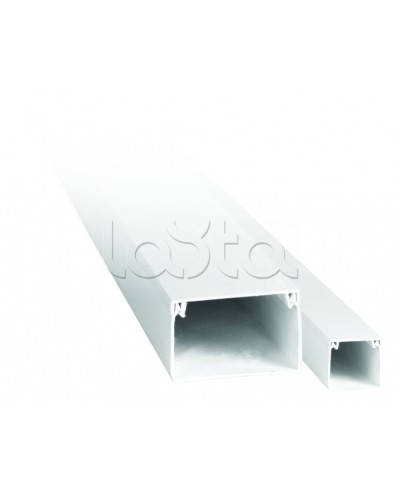 Канал кабельный (40х40) (24 м) белый EKF Basic (kk-40-40-basic) в Домодедово Кабель-канал Pintop.ru