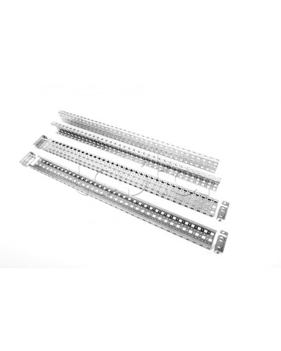 Шина монтажная 23х73 с держателем для шкафов EMS высота/ширина/глубина 2000 мм Elbox EMS-RM-73.23.2000 в Домодедово Аксессуары для стоек и шкафов Pintop.ru