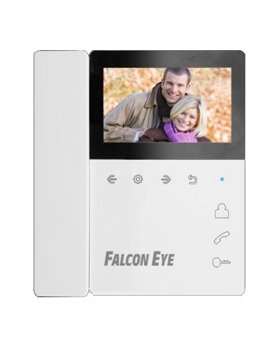 Монитор цветного видеодомофона с трубкой на магните Falcon Eye Lira в Домодедово Вызывные видеопанели малоабонентные Pintop.ru