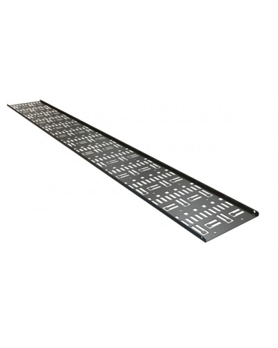 Кабельный канал вертикальный перфорированный, 47U Hyperline CDV-150x9-47U-RAL9005 в Домодедово Аксессуары для стоек и шкафов Pintop.ru