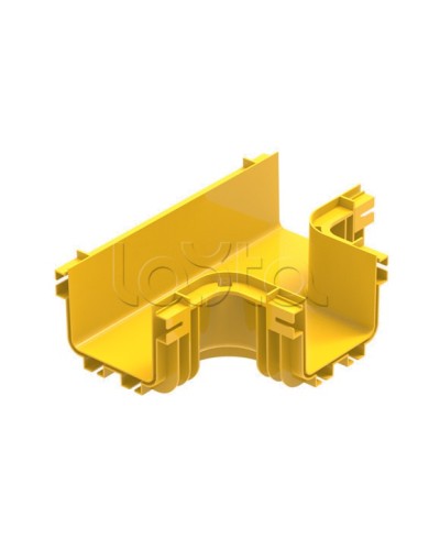 Ответвитель Т-образный пластиковый Hyperline FBTR-120-TEE в Домодедово Аксессуары для лотков Pintop.ru