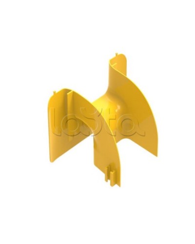 Спуск кабельный под оптический лоток Hyperline FBTR-OUT120 в Домодедово Аксессуары для лотков Pintop.ru