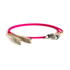 Патч-корд волоконно-оптический Hyperline FC-D2-504-SC/PR-ST/PR-H-5M-LSZH-MG