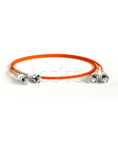 Патч-корд волоконно-оптический Hyperline FC-D2-50-ST/PR-ST/PR-H-3M-LSZH-OR в Домодедово Патч-корды оптические Pintop.ru