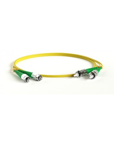 Патч-корд волоконно-оптический Hyperline FC-D2-9-SC/AR-ST/AR-H-2M-LSZH-YL в Домодедово Патч-корды оптические Pintop.ru