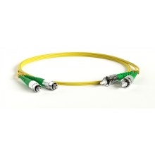 Патч-корд волоконно-оптический Hyperline FC-D2-9-SC/AR-ST/AR-H-5M-LSZH-YL