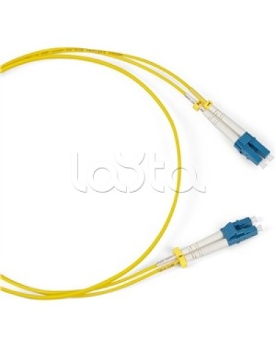 Патч-корд волоконно-оптический Hyperline FC-D2-9A1-LC/UR-LC/UR-H-2M-LSZH-WH в Домодедово Патч-корды оптические Pintop.ru