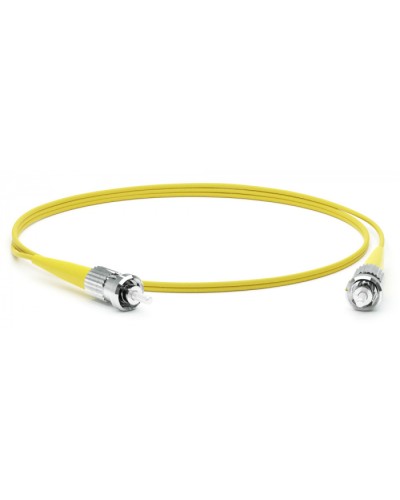 Патч-корд волоконно-оптический Hyperline FC-S2-9-LC/UR-ST/UR-H-10M-LSZH-YL в Домодедово Патч-корды оптические Pintop.ru