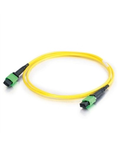 Патч-корд волоконно-оптический Hyperline FHD-MC3-9-MPOM12/AS-MPOM12/AS-A-5M-LSZH-YL в Домодедово Патч-корды и пигтейлы Pintop.ru