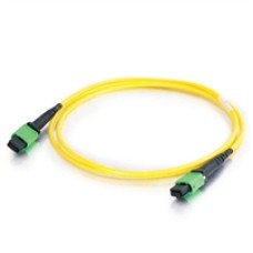 Патч-корд волоконно-оптический Hyperline FHD-MC3-9-MPOM12/AS-MPOM12/AS-B-1M-LSZH-YL