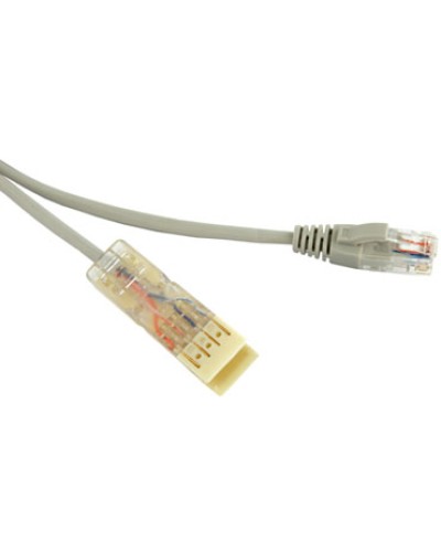 Патч-корд 110 тип-RJ45 Hyperline (PC-110-RJ45-2P-CX-2M-LSZH-GY) в Домодедово Патчкорды (медные) Pintop.ru
